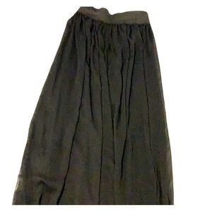 Floor length skirt